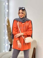 شومیزی جلو پولک دوزی کد 4603 - تصویر 5