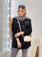 شومیزی جلو پولک دوزی کد 4603 - تصویر 7