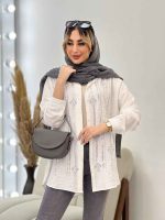 شومیزی جلو پولک دوزی کد 4603 - تصویر 2