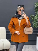 مانتو لینن ژیله سگک دار