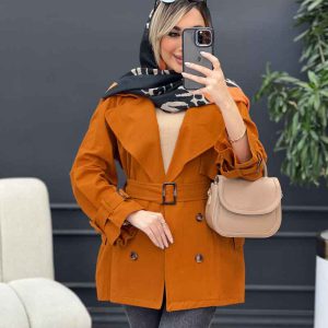 مانتو لینن ژیله سگک دار