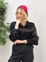 شومیز ساتن سلین کد 4546 - تصویر 21