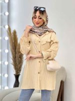مانتو کراش جلو چین کد 4637 - تصویر 20