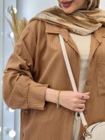 مانتو کراش بغل چهار دکمه کد 4638 - تصویر 14