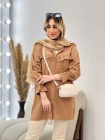 مانتو کراش جلو چین کد 4637 - تصویر 8