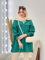 مانتو کراش جلو چین کد 4637 - تصویر 32