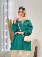 مانتو کراش جلو چین کد 4637 - تصویر 17