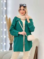 مانتو کراش بغل چهار دکمه کد 4638 - تصویر 13