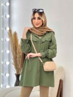 مانتو کراش جلو چین کد 4637 - تصویر 5
