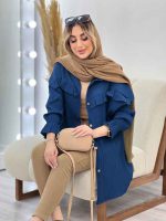 مانتو کراش جلو چین کد 4637 - تصویر 25