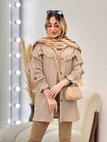 مانتو کراش جلو چین کد 4637 - تصویر 2