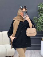 مانتو لینن ده دکمه کد4647 - تصویر 12