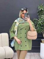 مانتو لینن ده دکمه کد4647 - تصویر 11