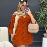 مانتو لینن ده دکمه کد4647
