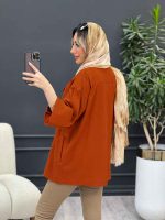 مانتو لینن ده دکمه کد4647 - تصویر 17