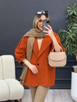 مانتو لینن تک دکمه کد 4646 - تصویر 2