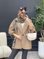 مانتو لینن تک دکمه کد 4646 - تصویر 3