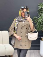 مانتو لینن ده دکمه کد4647 - تصویر 4