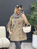 مانتو لینن ده دکمه کد4647 - تصویر 10
