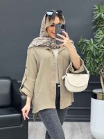 مانتو تک جیب آستین پاگن کد 4644 - تصویر 10
