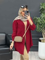 مانتو پشت پیله دو جیب کد 4641 - تصویر 10