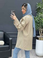 مانتو لینن طرح لوزی کد 4636 - تصویر 14