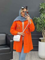مانتو لینن طرح لوزی کد 4636 - تصویر 21