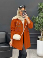 مانتو لینن طرح لوزی کد 4636 - تصویر 11