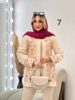 مانتو لینن نچرال طرح سنتی کد 4651 - تصویر 18