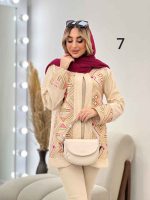 مانتو لینن نچرال طرح سنتی کد 4651 - تصویر 17