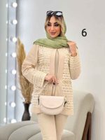 مانتو لینن نچرال طرح سنتی کد 4651 - تصویر 21