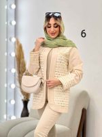 مانتو لینن نچرال طرح سنتی کد 4651 - تصویر 16