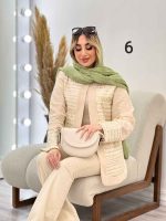 مانتو لینن نچرال طرح سنتی کد 4651 - تصویر 5