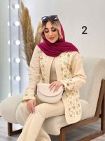 مانتو لینن نچرال طرح سنتی کد 4651 - تصویر 10