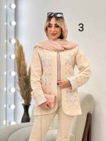 مانتو لینن نچرال طرح سنتی کد 4651 - تصویر 15