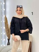 شومیز جلو بسته دو تکه کد 4630 - تصویر 19
