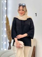 شومیز جلو بسته دو تکه کد 4630 - تصویر 15
