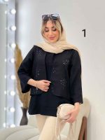 شومیز جلو بسته دو تکه کد 4630 - تصویر 20