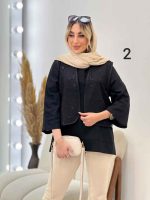 شومیز جلو بسته دو تکه کد 4630 - تصویر 2