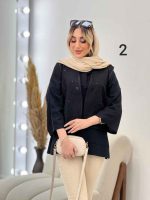 شومیز جلو بسته دو تکه کد 4630 - تصویر 9