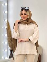 شومیز جلو بسته دو تکه کد 4630 - تصویر 16