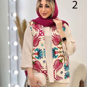 جلیقه طرح دار کد 4517