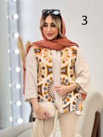 جلیقه طرح دار کد 4517 - تصویر 2