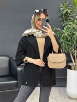 مانتو دو جیب پیله پایین پاگن کد 4579 - تصویر 15