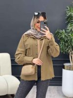 مانتو دو جیب نما کد 4317 - تصویر 3