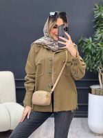 مانتو دو جیب نما کد 4317 - تصویر 9