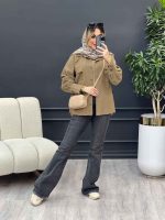 مانتو دو جیب نما کد 4317 - تصویر 7