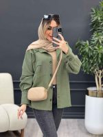 مانتو دو جیب نما کد 4317 - تصویر 14