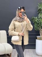 مانتو دو جیب نما کد 4317 - تصویر 2