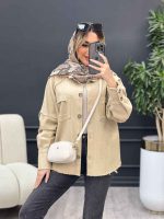 مانتو دو جیب نما کد 4317 - تصویر 10